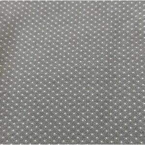 Gray Polka Dot Cotton Fat Quarter Fabric 18"x22" Sewing Quilting Craft Material